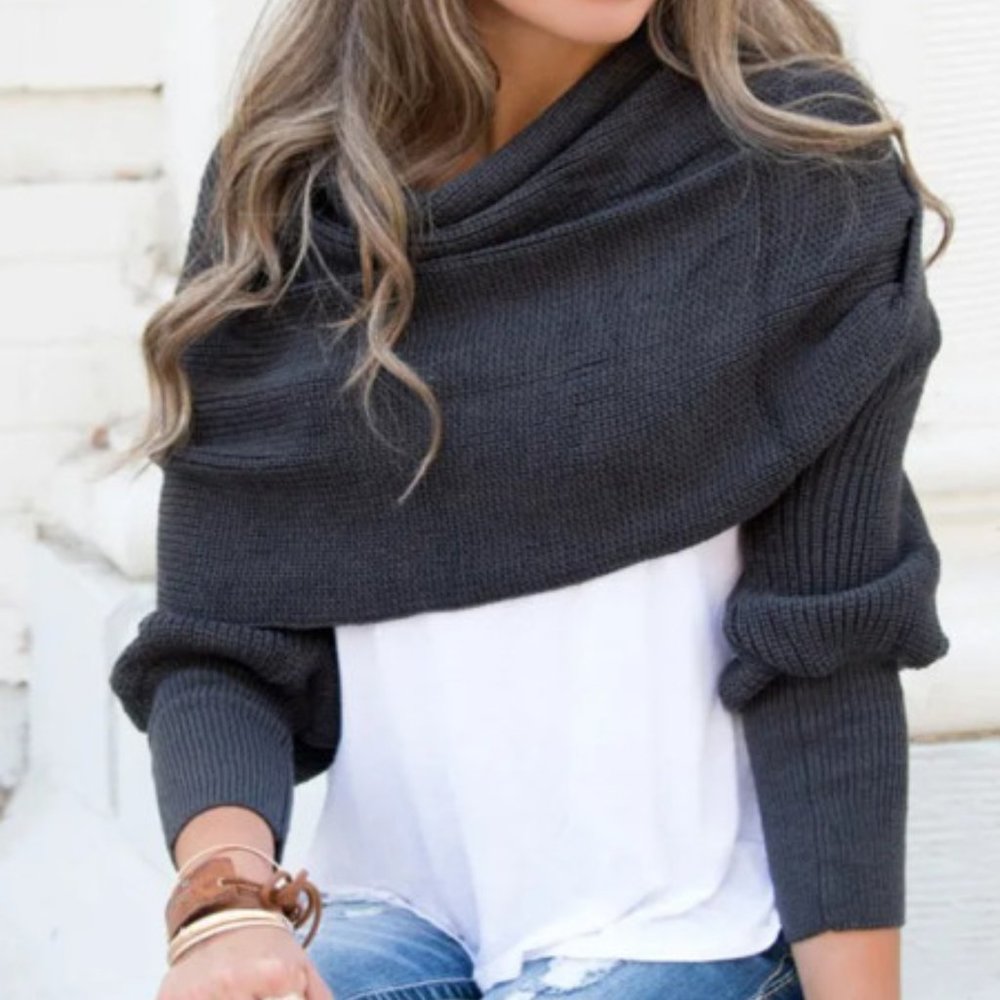 Knit Sweater Scarf